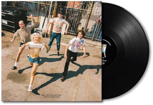 Amyl And The Sniffers Cartoon Darkness (Cartoon Black Edition) [Explicit Content] (Poster)