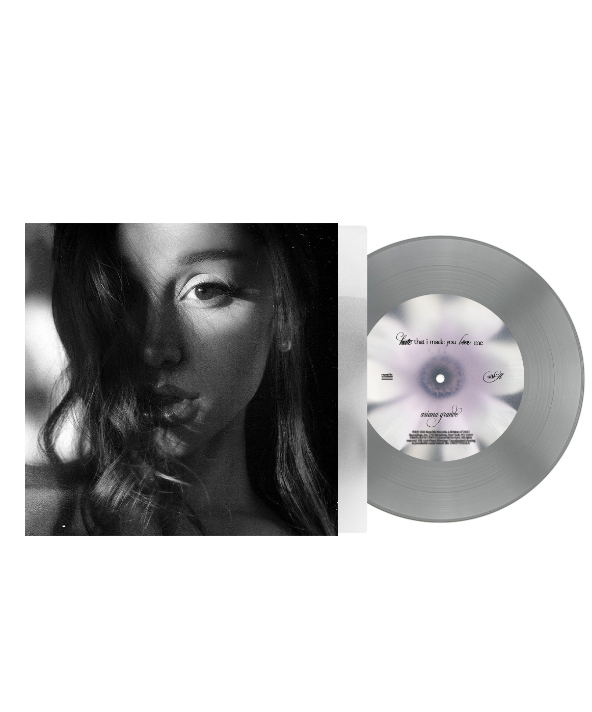 Ariana Grande Hate That I Made You Love Me [Fluffy Tail Gray 7" Single]