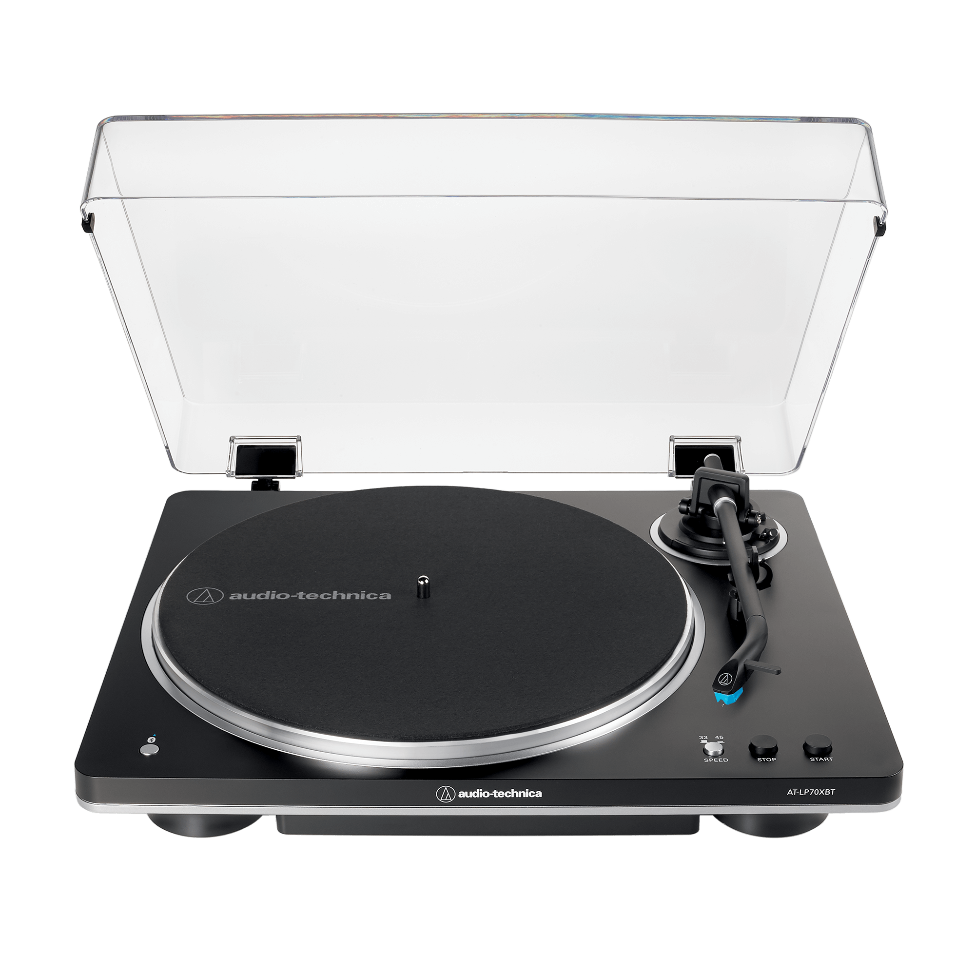 Audio-Technica AT-LP70XBT-BS - FULLY AUTO WRLS BELT-DRIVE TT,BLK/SILVER
