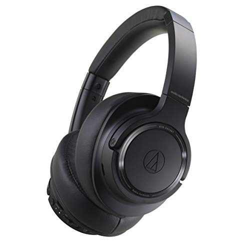 Audio-Technica Sound Reality ATH-SR50BT - Wireless Over-Ear Headphones (Black)