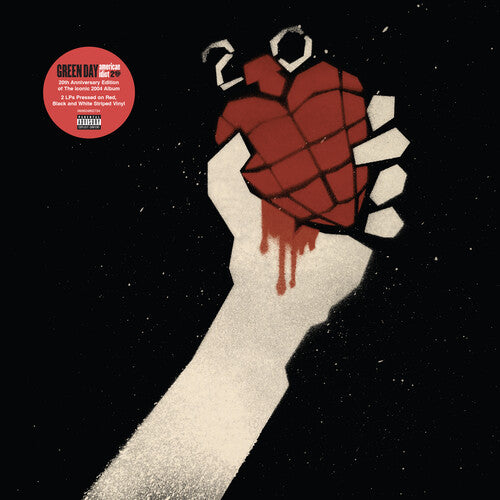 Green Day American Idiot: 20th Anniversary Edition (Limited Edition, Red & Black Splatter Colored Vinyl) (2 Lp's)