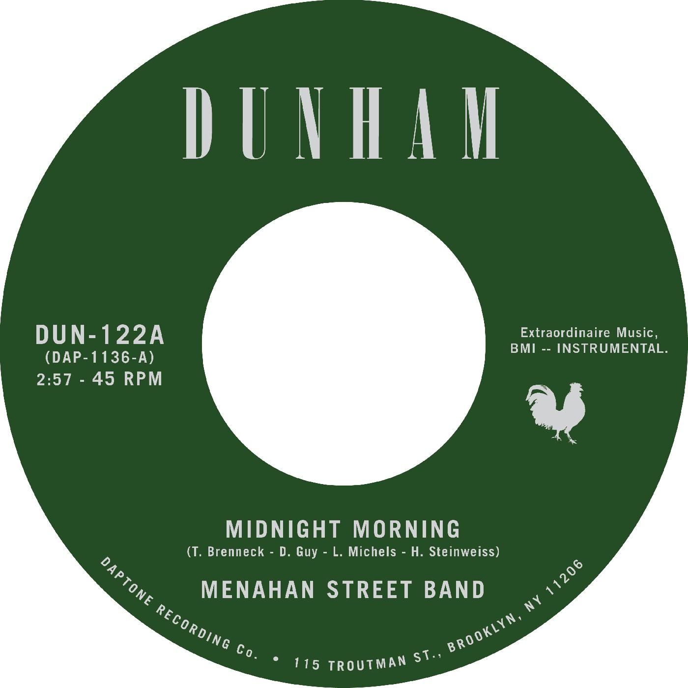 Menahan Street Band Midnight Morning b/w Stepping Through Shadow