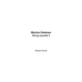 Morton Feldman String Quartet II