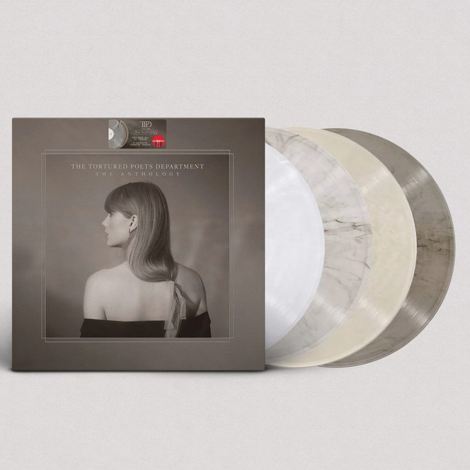 Taylor Swift The Tortured Poets Department: The Anthology (Limited Edition, Translucent Marbled Colored Vinyl) (4 Lp's)