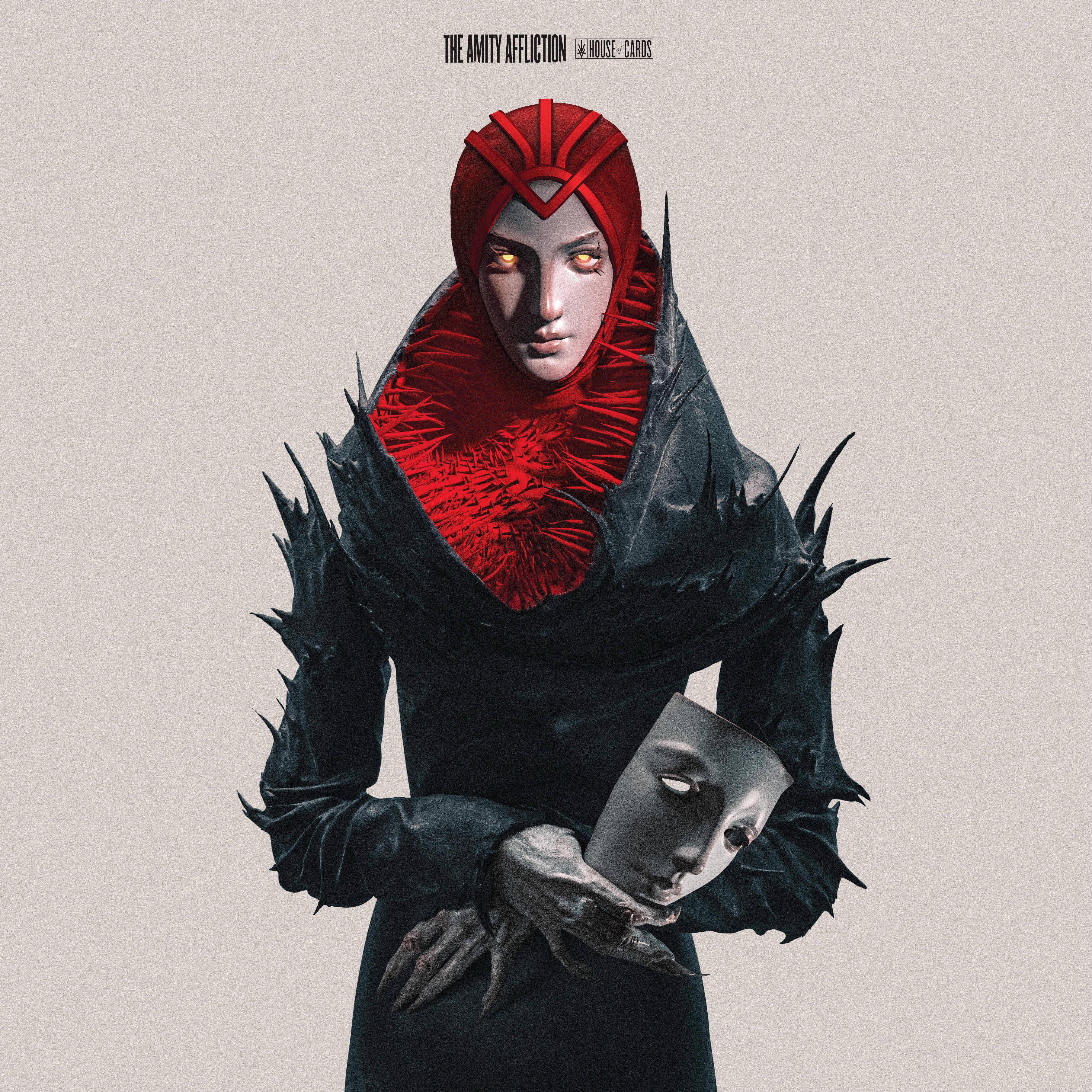 The Amity Affliction House Of Cards (Indie Exclusive) [White & Black Tri-Stripe Vinyl]
