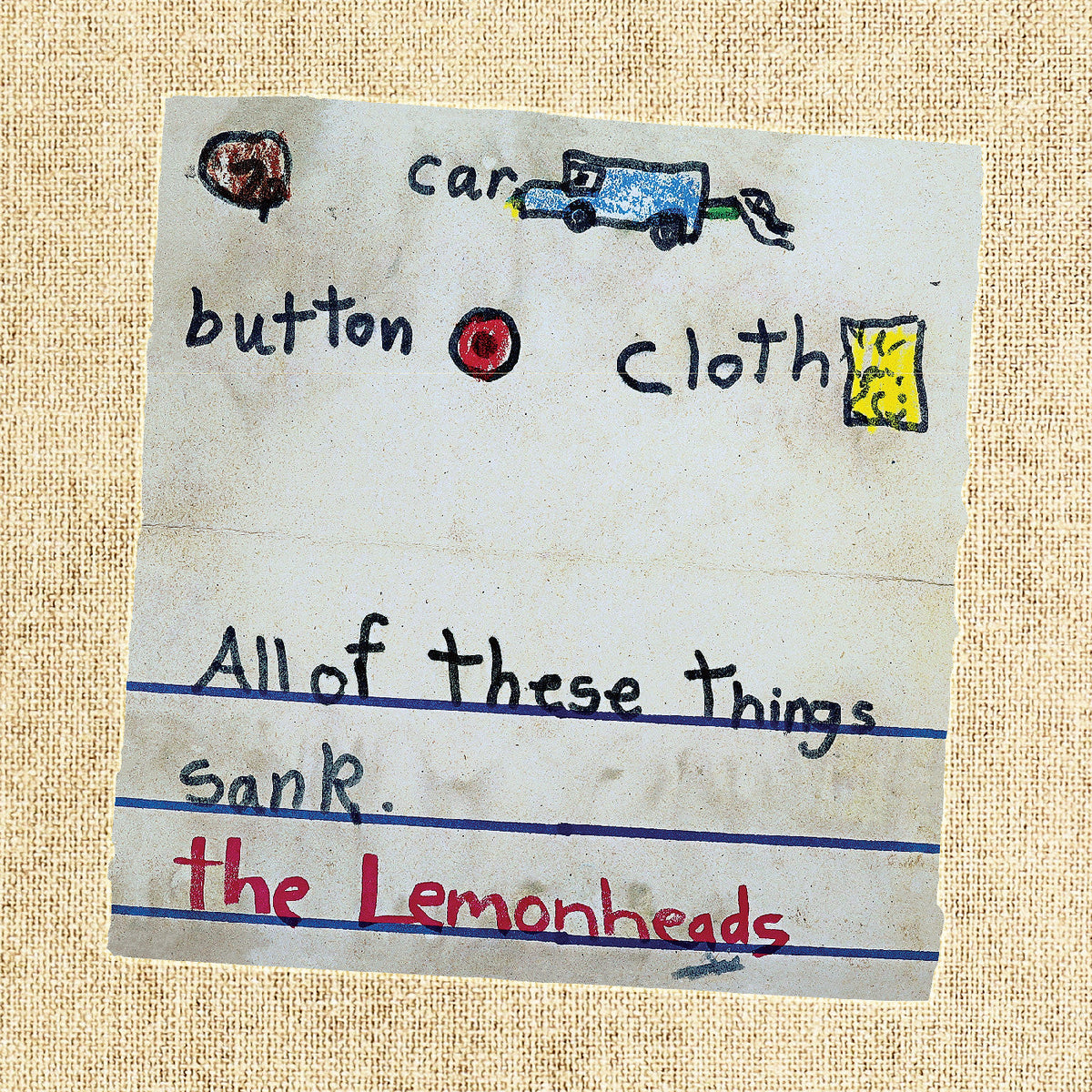 The Lemonheads Car Button Cloth (30Th Anniversary Edition)