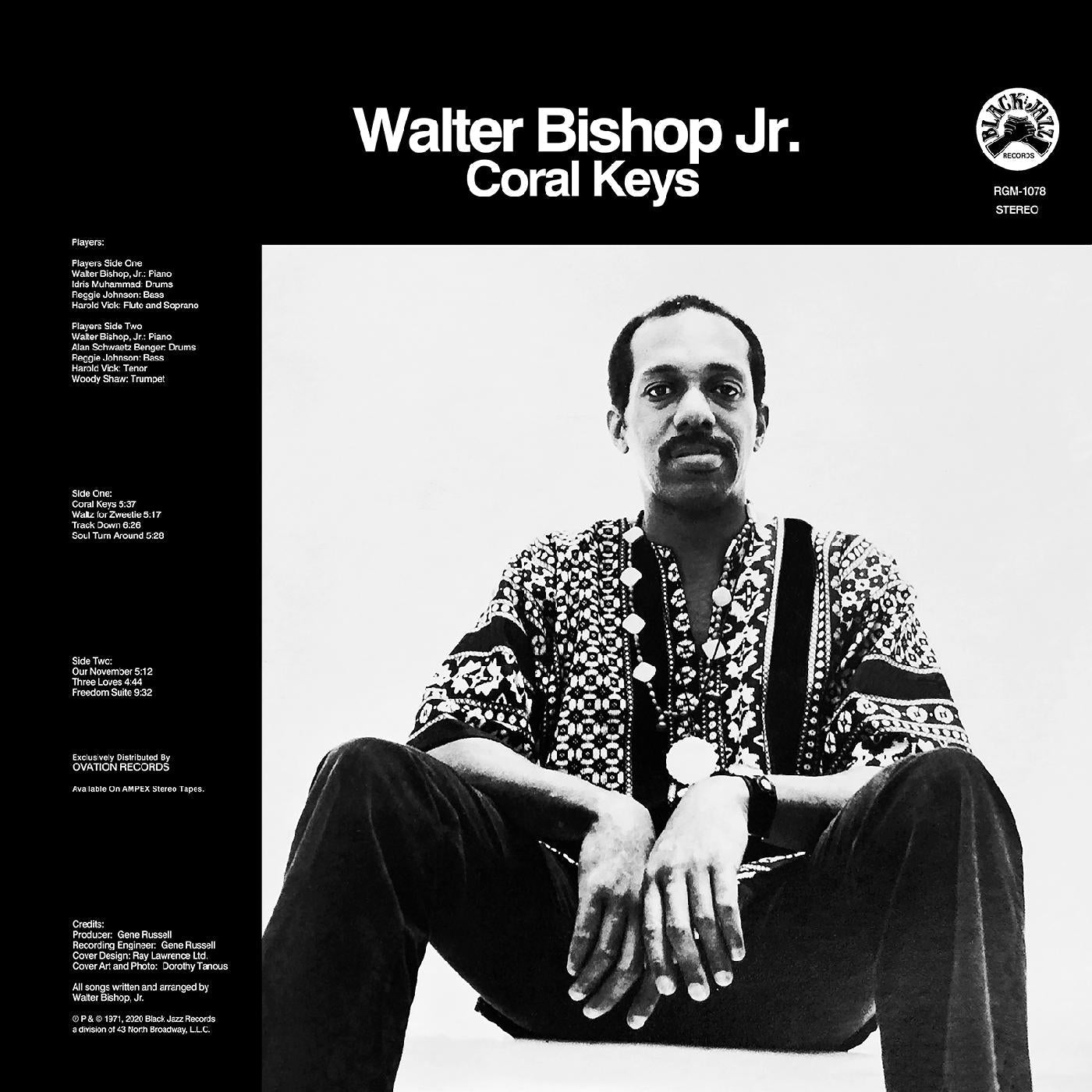 Walter Bishop Jr. Coral Keys - Remastered (Blue With Black Swirl Vinyl)